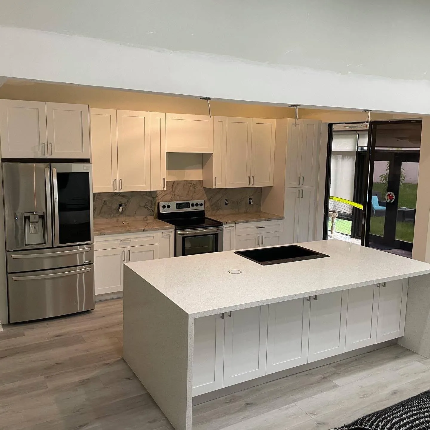 Waterfall Island Kitchen